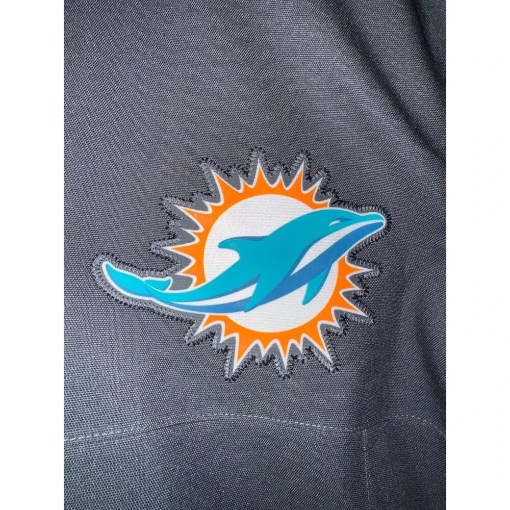 Men's L Nike NFL Miami Dolphins Team Issued PE On-Field Down 550 Puffer Jacket
